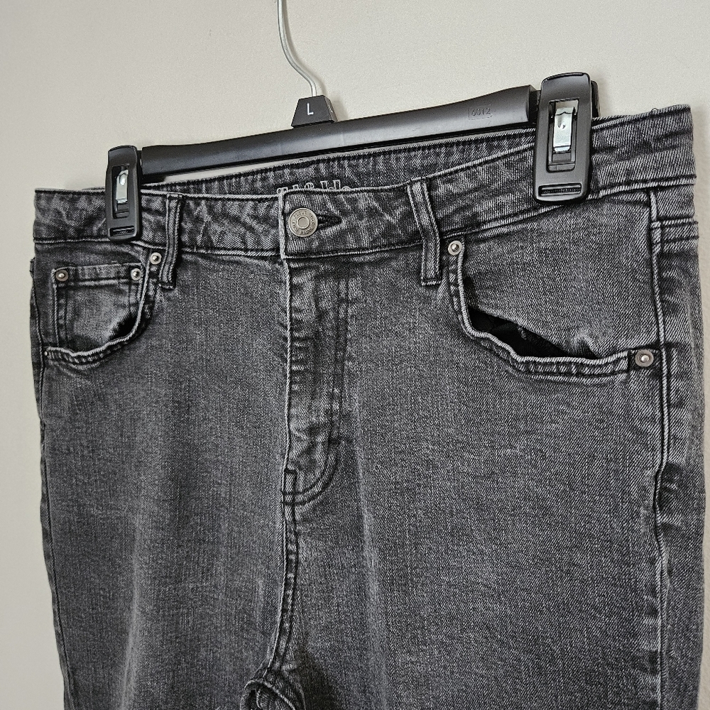 Wild Fable Jeans Black Distressed High Rise Skinny Neutral Casual Trendy Ripped - Picture 3 of 11